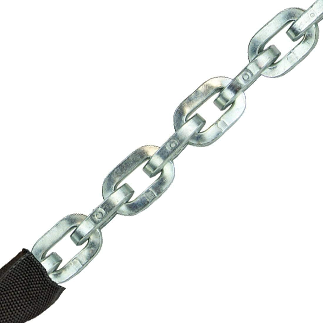 Heavy Duty Motorcycle Chain Lock, 8Mm, 3 Keys, 39.76 In, Black