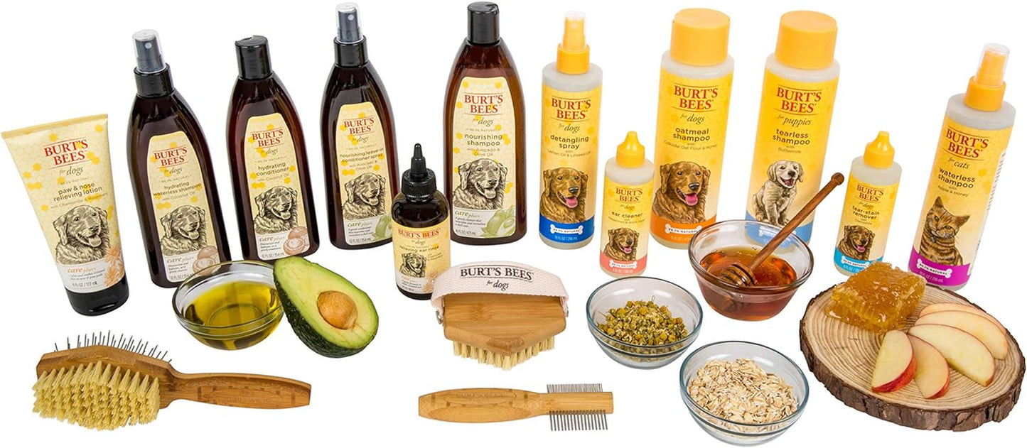 Palm Slicker Brush - Recycled Bamboo Dog and Puppy Grooming Tool, Pet Hair Brush and Comb