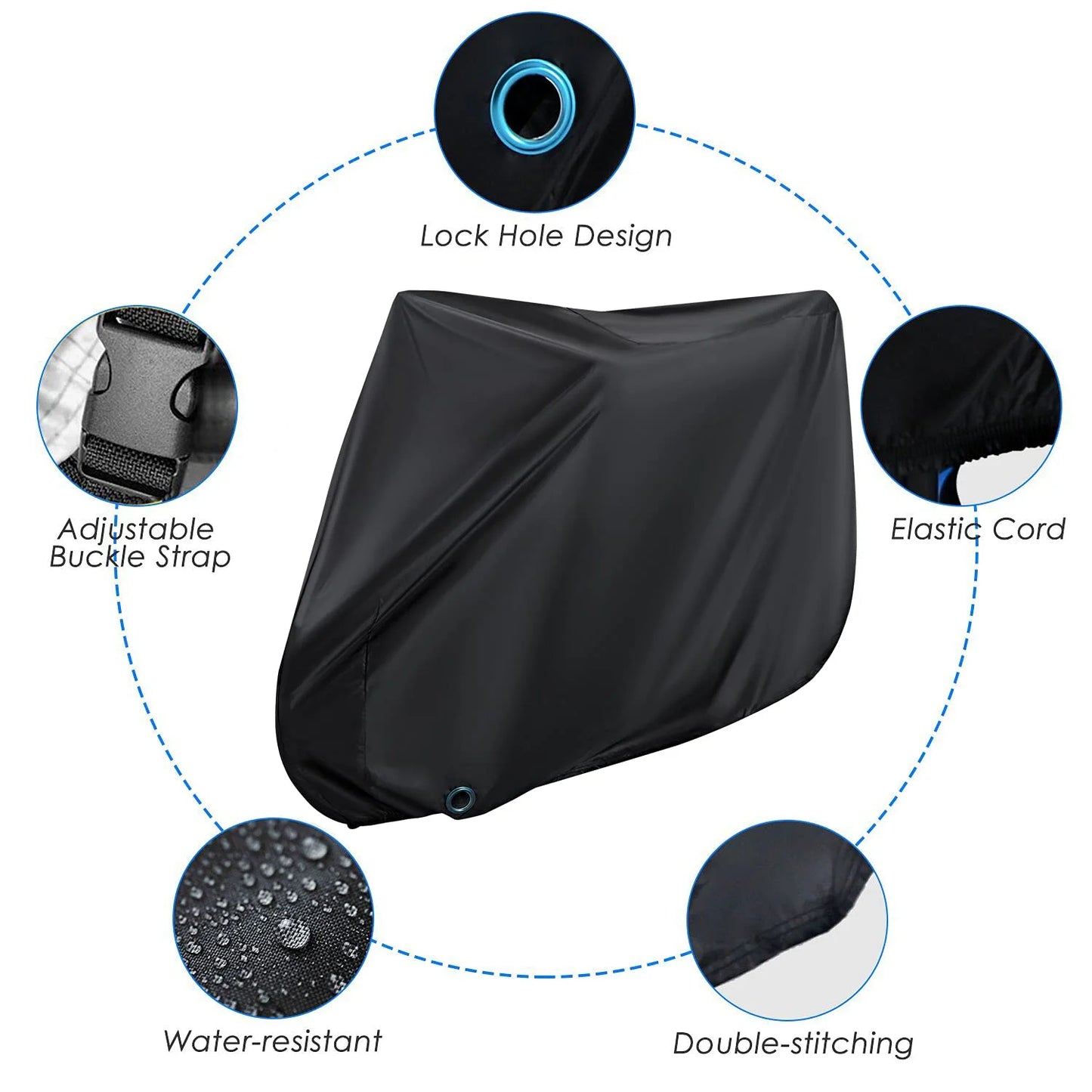 Bicycle Cover Bike Jacket Bike Cover Dust Cover Electric Bike Motorbike Rain Cover Dust Cover