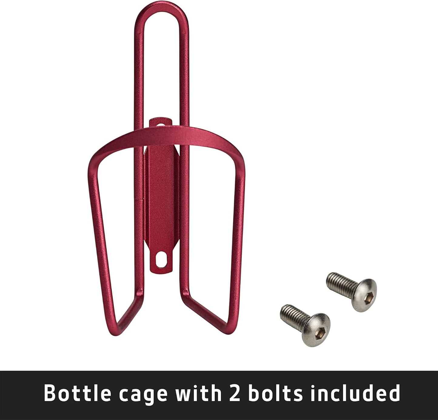 Bike Water Bottle Holder- Lightweight Aluminum Alloy Bicycle Water Bottle Cage, Suitable for All Types of Bikes