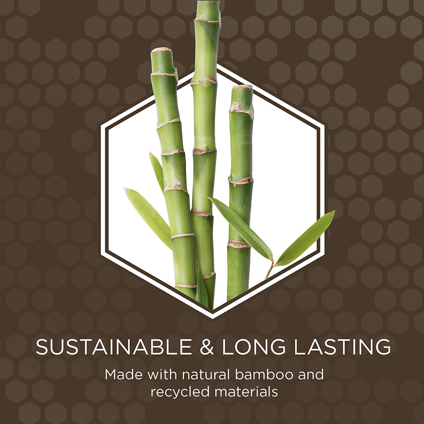 Palm Slicker Brush - Recycled Bamboo Dog and Puppy Grooming Tool, Pet Hair Brush and Comb