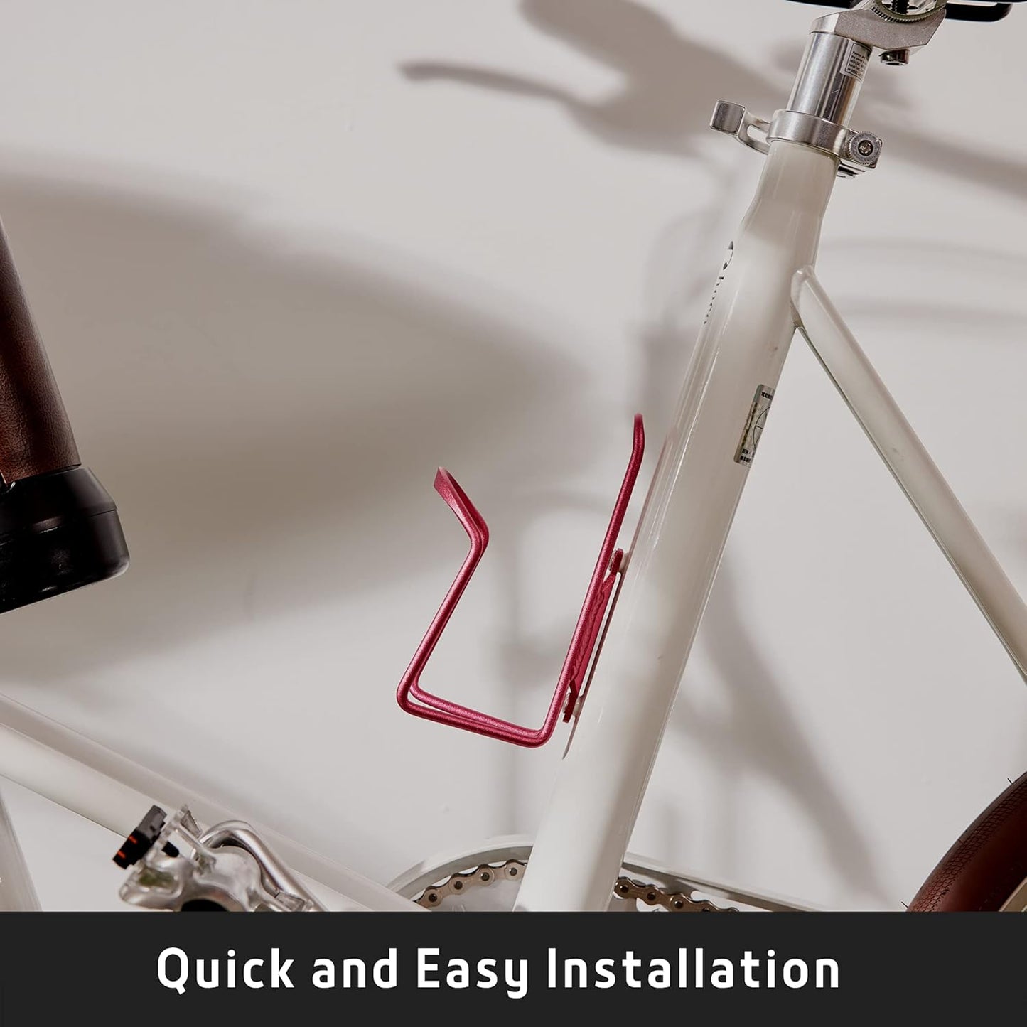 Bike Water Bottle Holder- Lightweight Aluminum Alloy Bicycle Water Bottle Cage, Suitable for All Types of Bikes