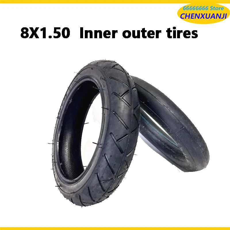 8X1.50 8-Inch Tires Are Suitable for Electric Scooters, Baby Strollers, Children'S Carts, and Hand Carts