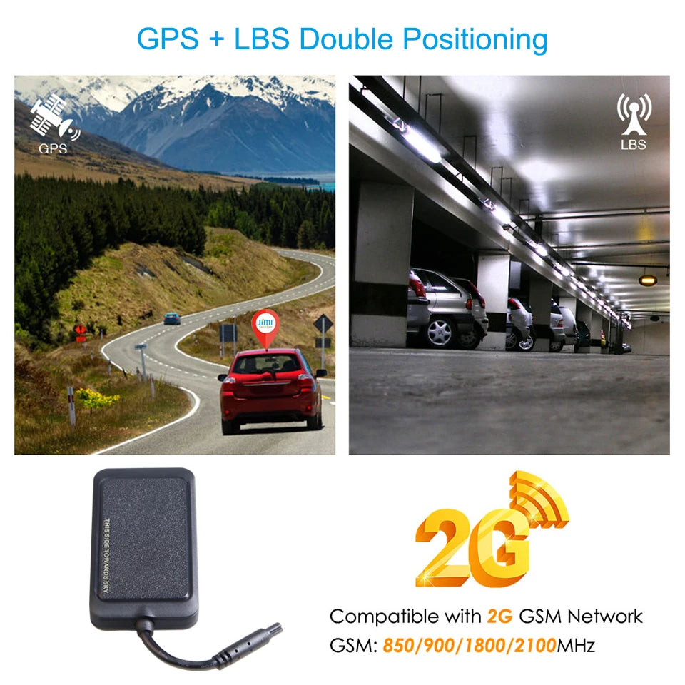 Wetrack2 Moto Car GPS Tracker with Battery IP65 Waterproof Multiple Alarms Real-Time Tracking Remote Cut-Off via Web APP