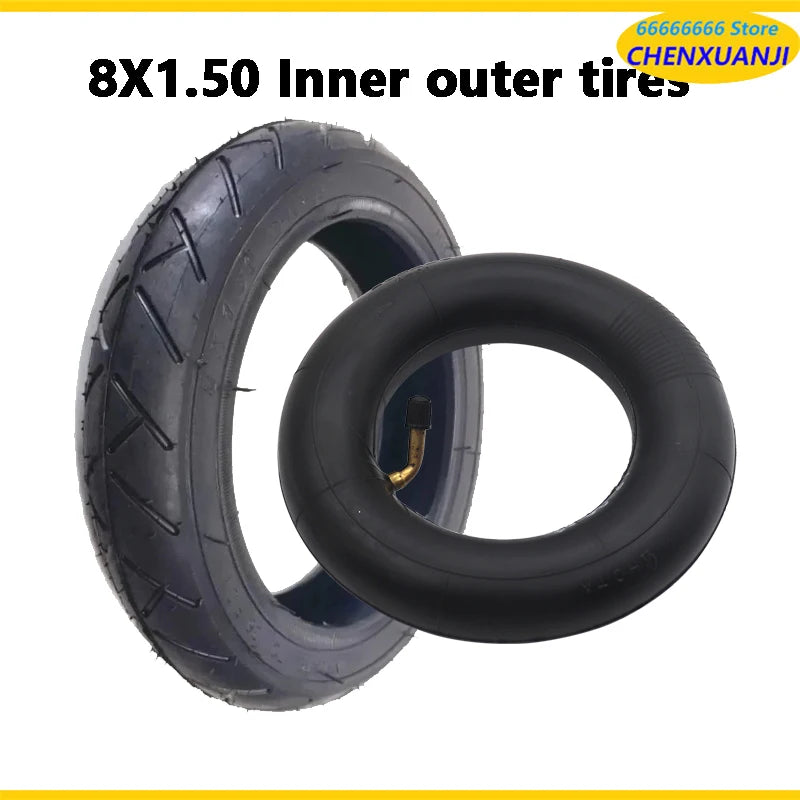 8X1.50 8-Inch Tires Are Suitable for Electric Scooters, Baby Strollers, Children'S Carts, and Hand Carts