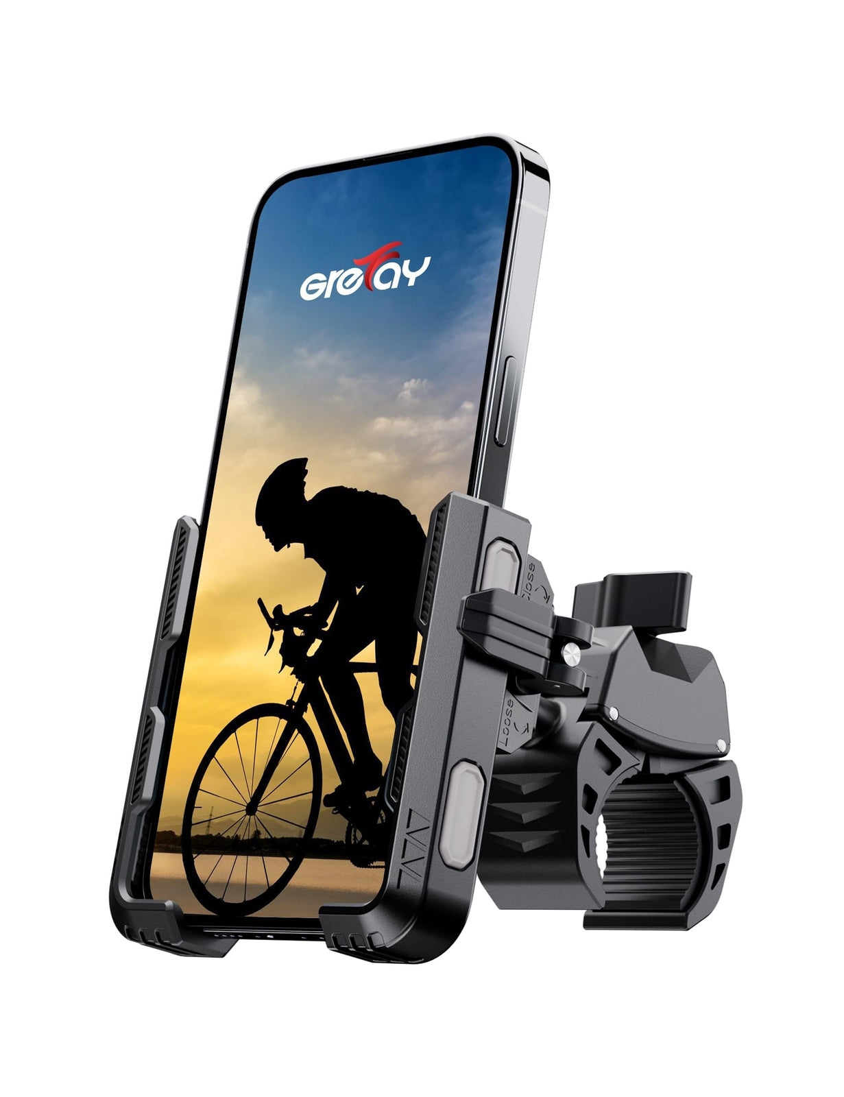 Bike Phone Mount for Electric, Mountain, Scooter, and Dirt Bikes [Camera Frie...