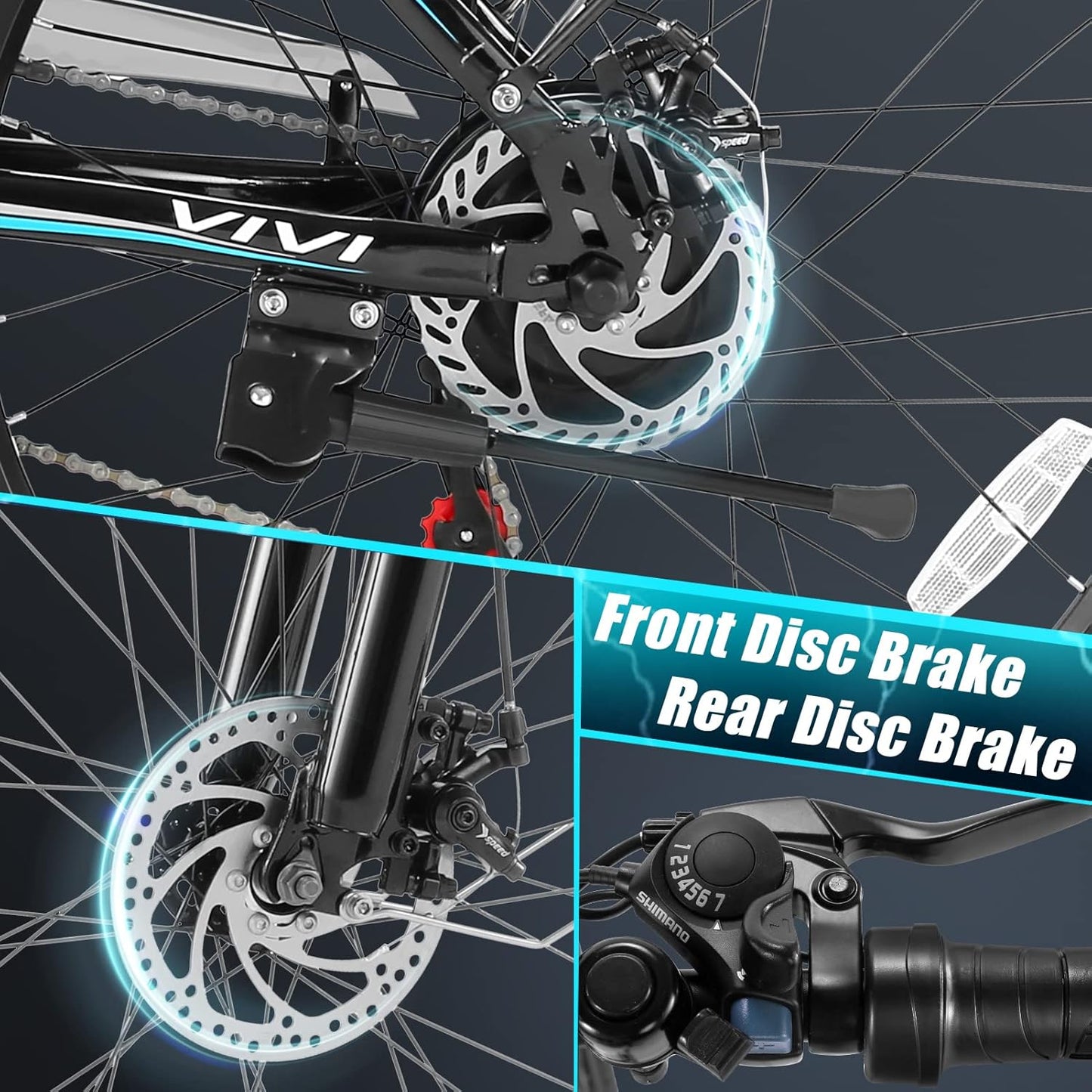 Electric Bike for Adults with 750W Peak Motor, 26" Commuter Electric Bike, 22MPH Cruiser Ebikes with 48V Removable Battery, up to 50 Miles, Lcd-Display, 7 Speed, Cruise Control, UL 2849 Certified