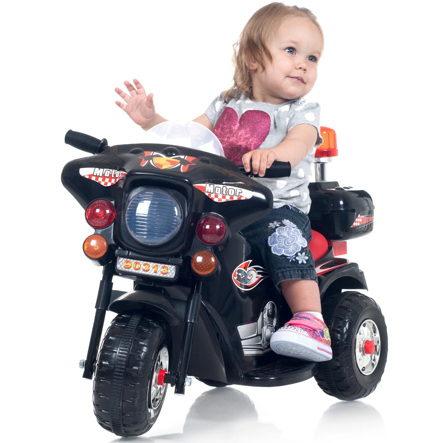 3 Wheel Motorcycle Battery Powered Ride on Toy for Kids by