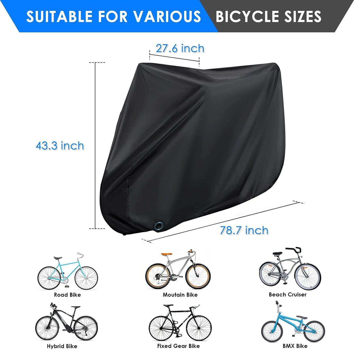 Bicycle Cover Bike Jacket Bike Cover Dust Cover Electric Bike Motorbike Rain Cover Dust Cover