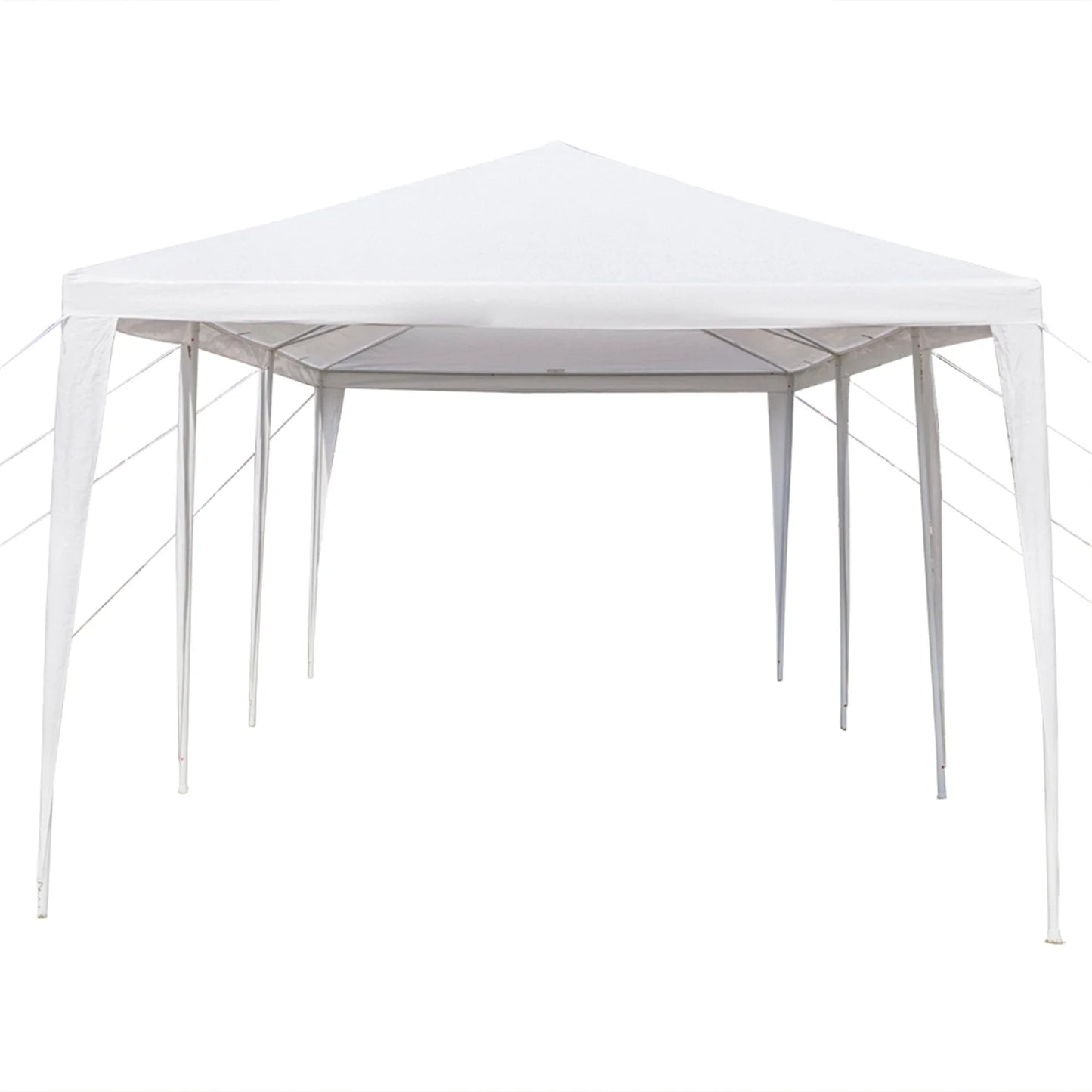 Outdoor Party Tent with 7 Side Walls, 10' X 30' White Patio Gazebo Canopy Tent for Outside, Sunshade Shelter Folding Gazebo Canopy Tent, Waterproof Outdoor Gazebo Tent for Backyard Wedding