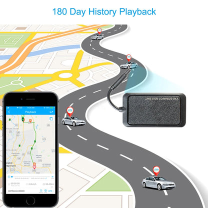 Wetrack2 Moto Car GPS Tracker with Battery IP65 Waterproof Multiple Alarms Real-Time Tracking Remote Cut-Off via Web APP