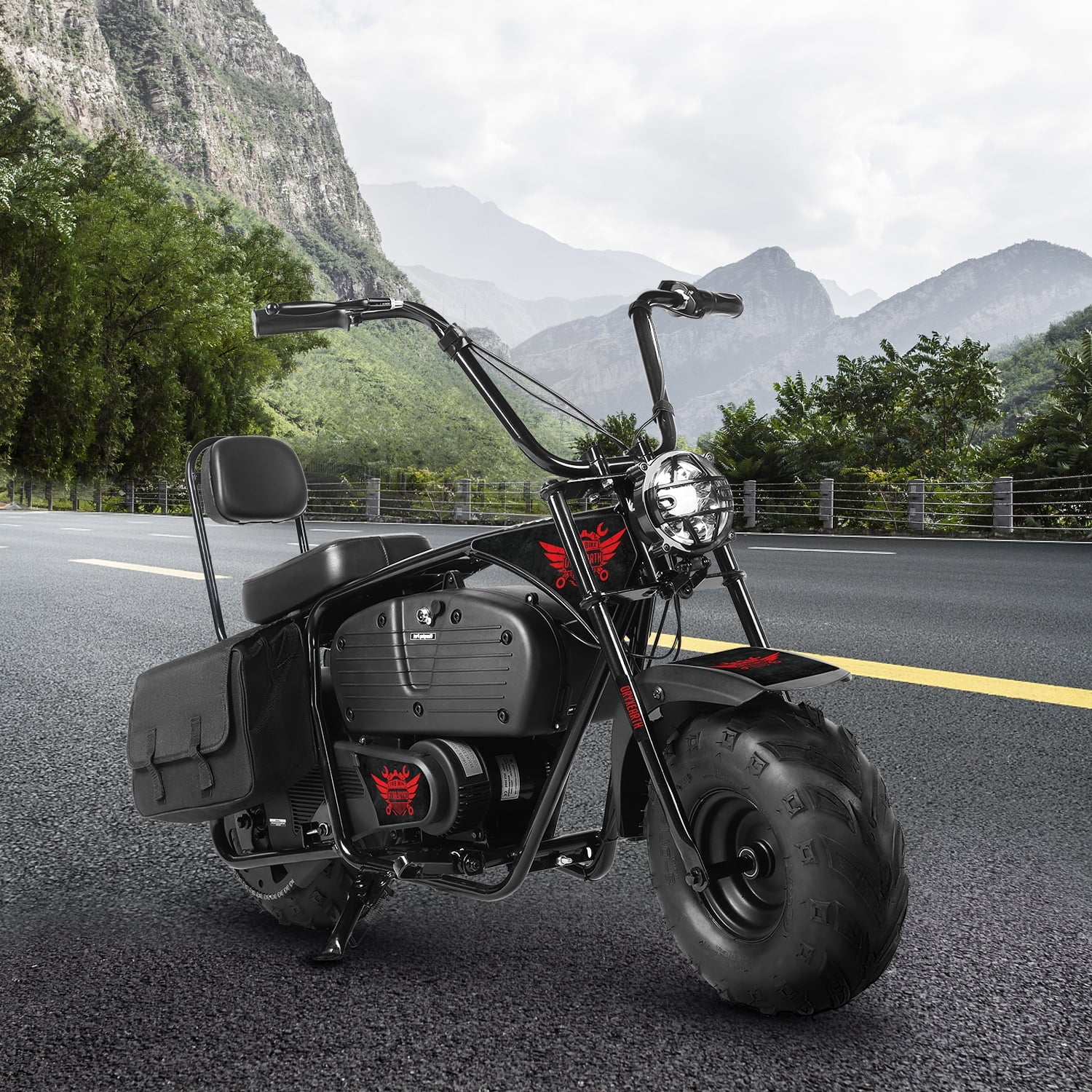 36V 1000W Mini Bikes, Dirt Electric Bicycle for Adults, 0.47 Gal, up to 21.8 Mph, Camo