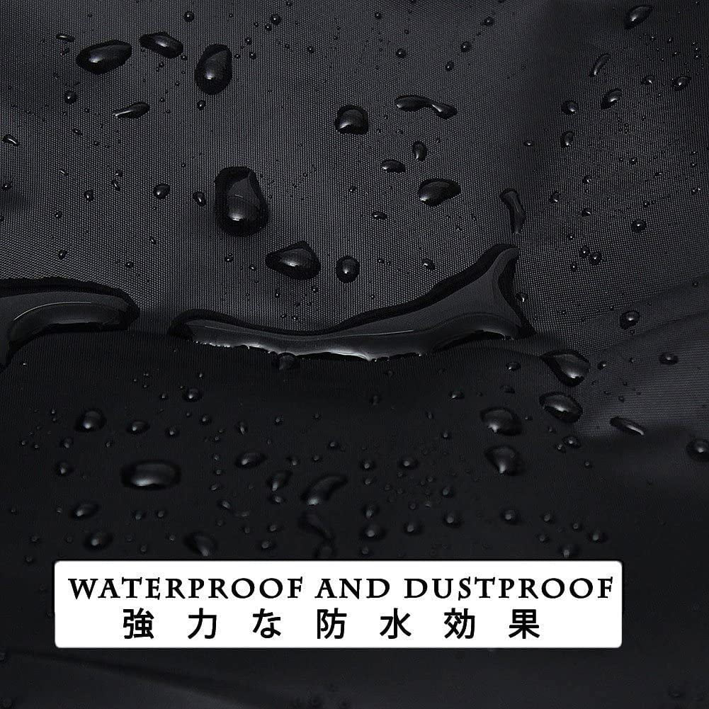 2 Bicycle Cover Two Cycle Mountain Bike/Road Bike Rain Cover ! Waterproof and anti Dust Rain UV Protection (Black)