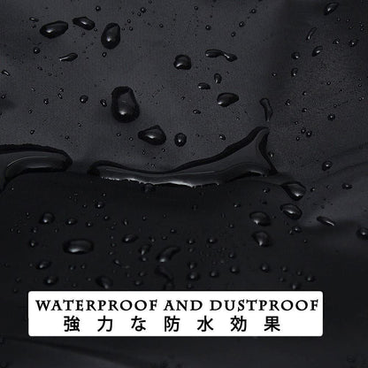2 Bicycle Cover Two Cycle Mountain Bike/Road Bike Rain Cover ! Waterproof and anti Dust Rain UV Protection (Black)