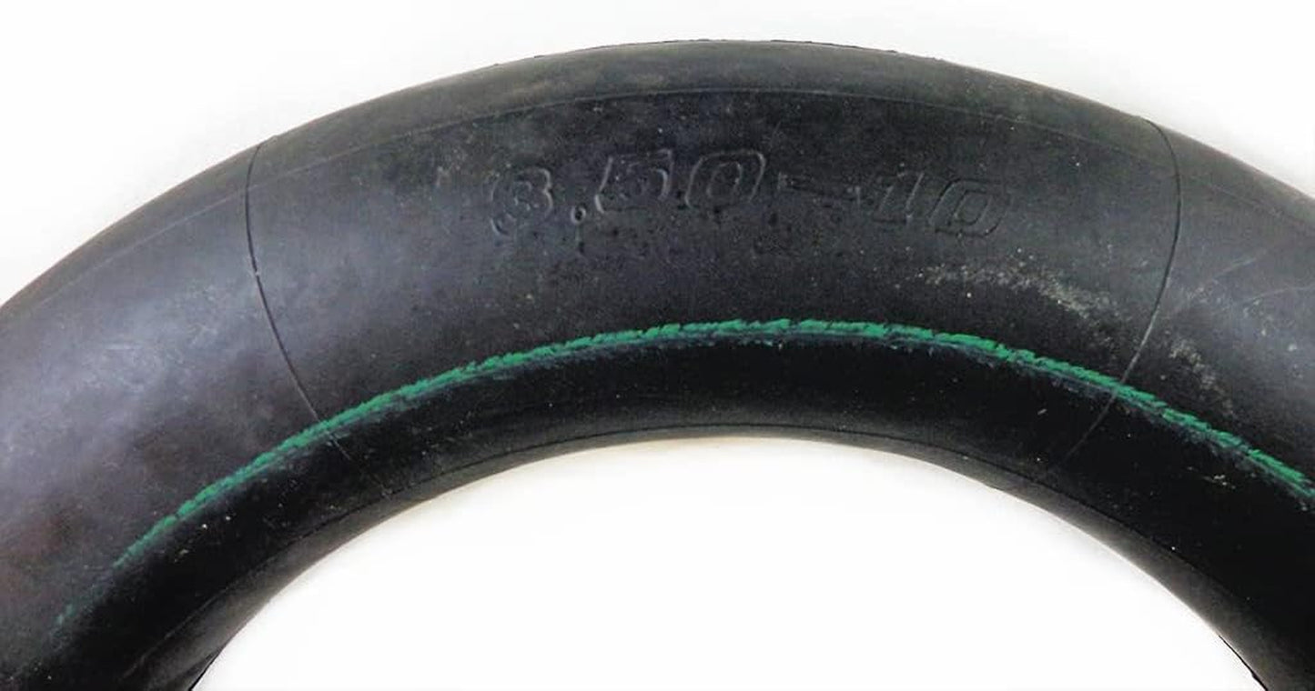 3.50 X 10 10" Inner Tube with Angled Stem Valve for Scooter Moped Pit Dirt Bike Motorcycle 3.5-10