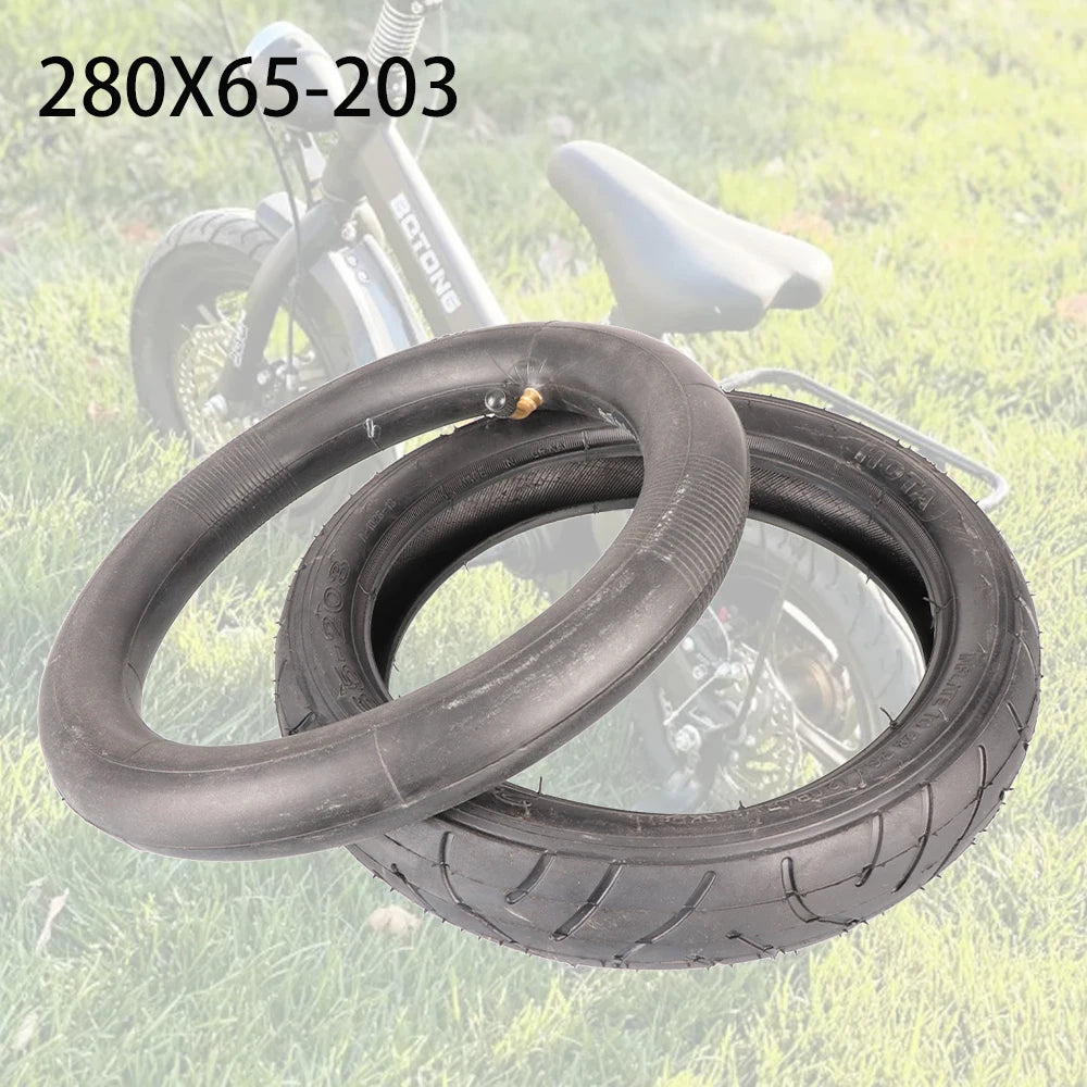 280X65‑203 Kids Bike Tire Inner Tubes Rubber Bike Tire Tube for Electric Scooters E Bike Tires Kids Bike Mini Motorcycle Parts