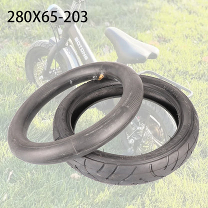280X65‑203 Kids Bike Tire Inner Tubes Rubber Bike Tire Tube for Electric Scooters E Bike Tires Kids Bike Mini Motorcycle Parts