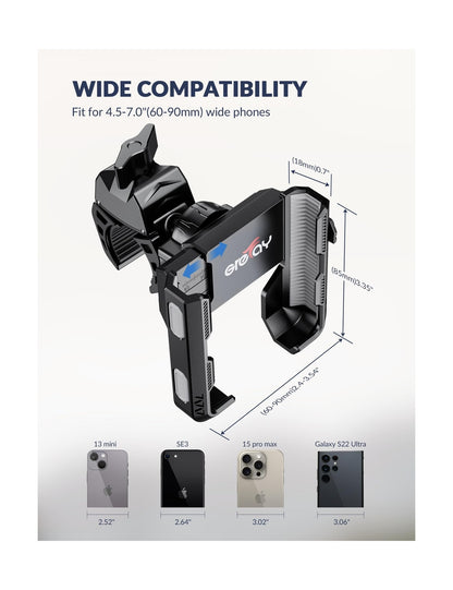 Bike Phone Mount for Electric, Mountain, Scooter, and Dirt Bikes [Camera Frie...
