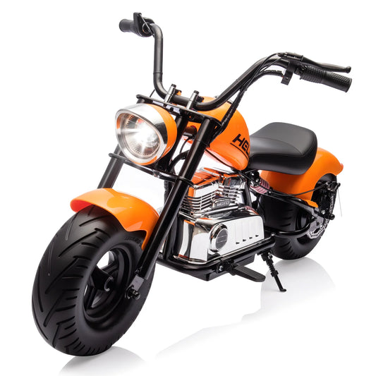 24V Kids Electric Dirt Bike,2-Wheeler Electric Motorcycle,Battery Powered Ride on Toy Car for Aged 8+ Big Kids Gift,W/ Handbrake