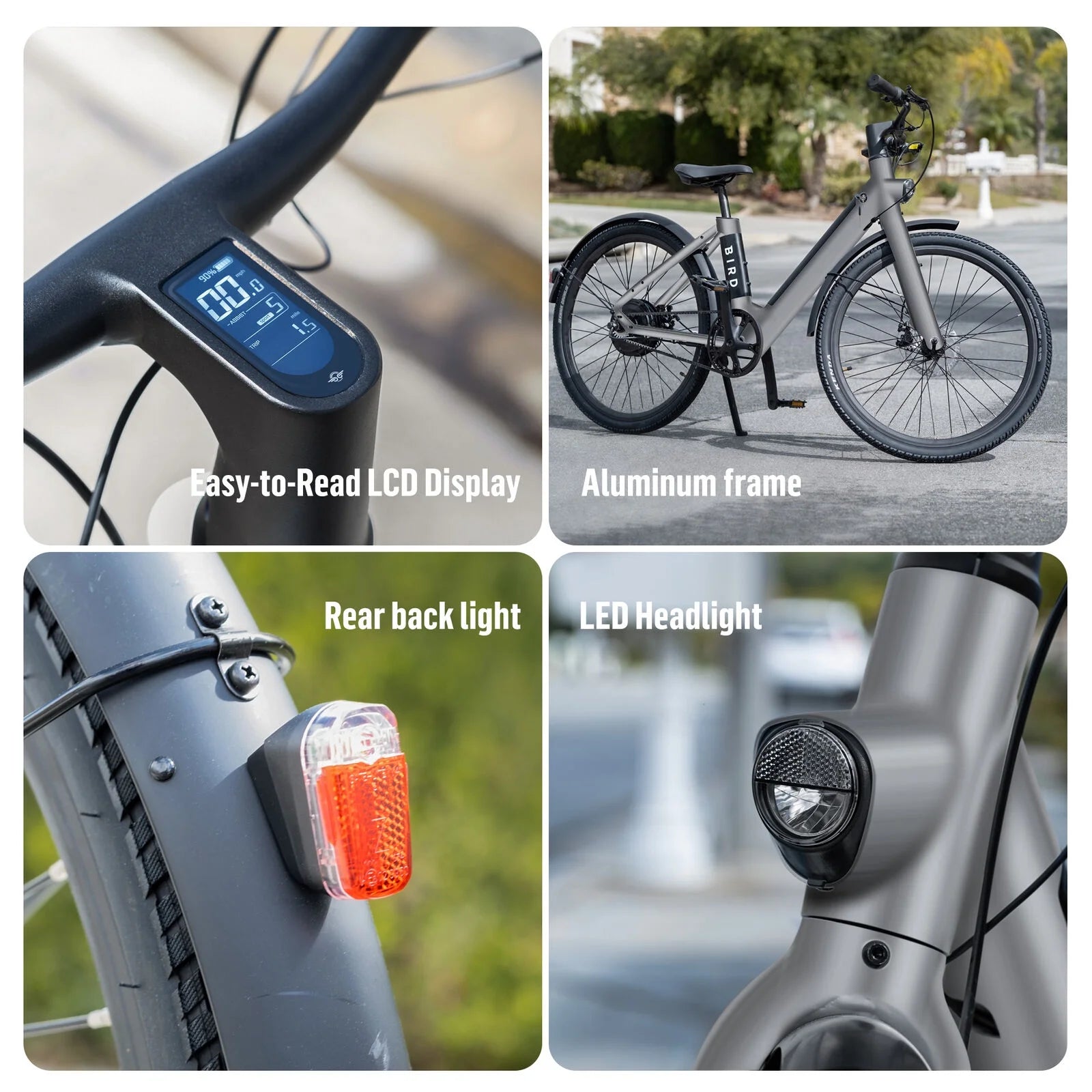 500W 26" Electric City Bike for Adults Mountain Eelectric Bicycle with 36V 460WH Removable Battery - LCD Display, Disc Brake, Speed Sensor, Belt Drive, Waterproof Commute Ebikes