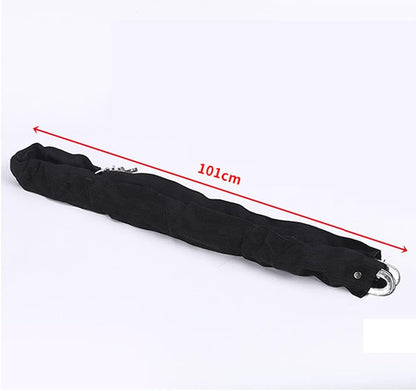 Heavy Duty Motorcycle Chain Lock, 8Mm, 3 Keys, 39.76 In, Black