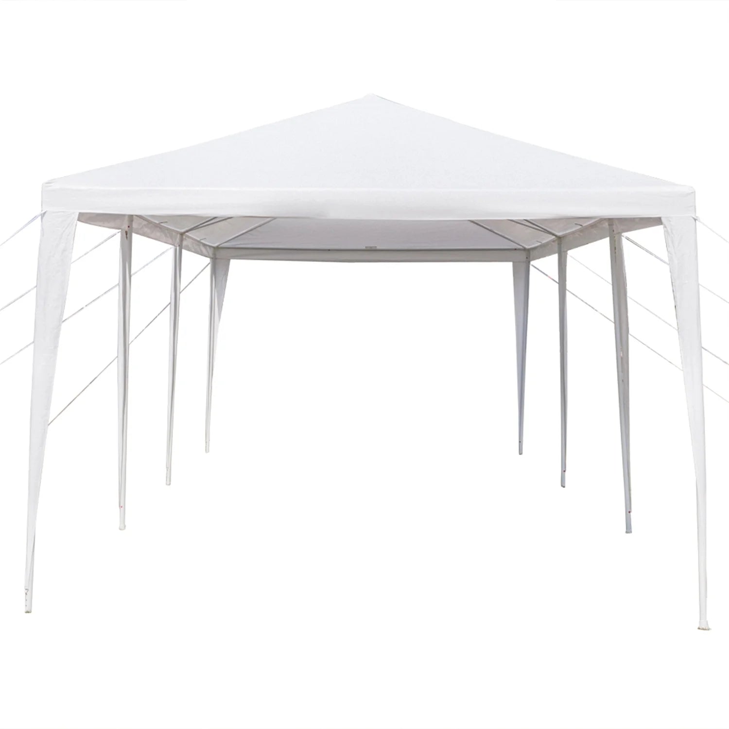 Outdoor Party Tent with 7 Side Walls, 10' X 30' White Patio Gazebo Canopy Tent for Outside, Sunshade Shelter Folding Gazebo Canopy Tent, Waterproof Outdoor Gazebo Tent for Backyard Wedding